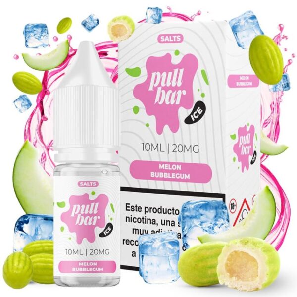 MELON BUBBLEGUM - SALES DE NICOTINA PULL BAR 10 ML